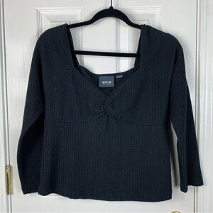 Maeve by Anthropologie Sweetheart Top Black Size Medium